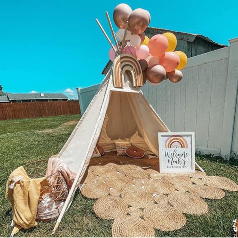 Huge Teepee, Large Tall, Wedding Teepee, Adult Teepee,5 Sides Wide Open Front - Picture 4 of 7